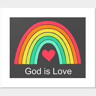 God is Love Posters and Art